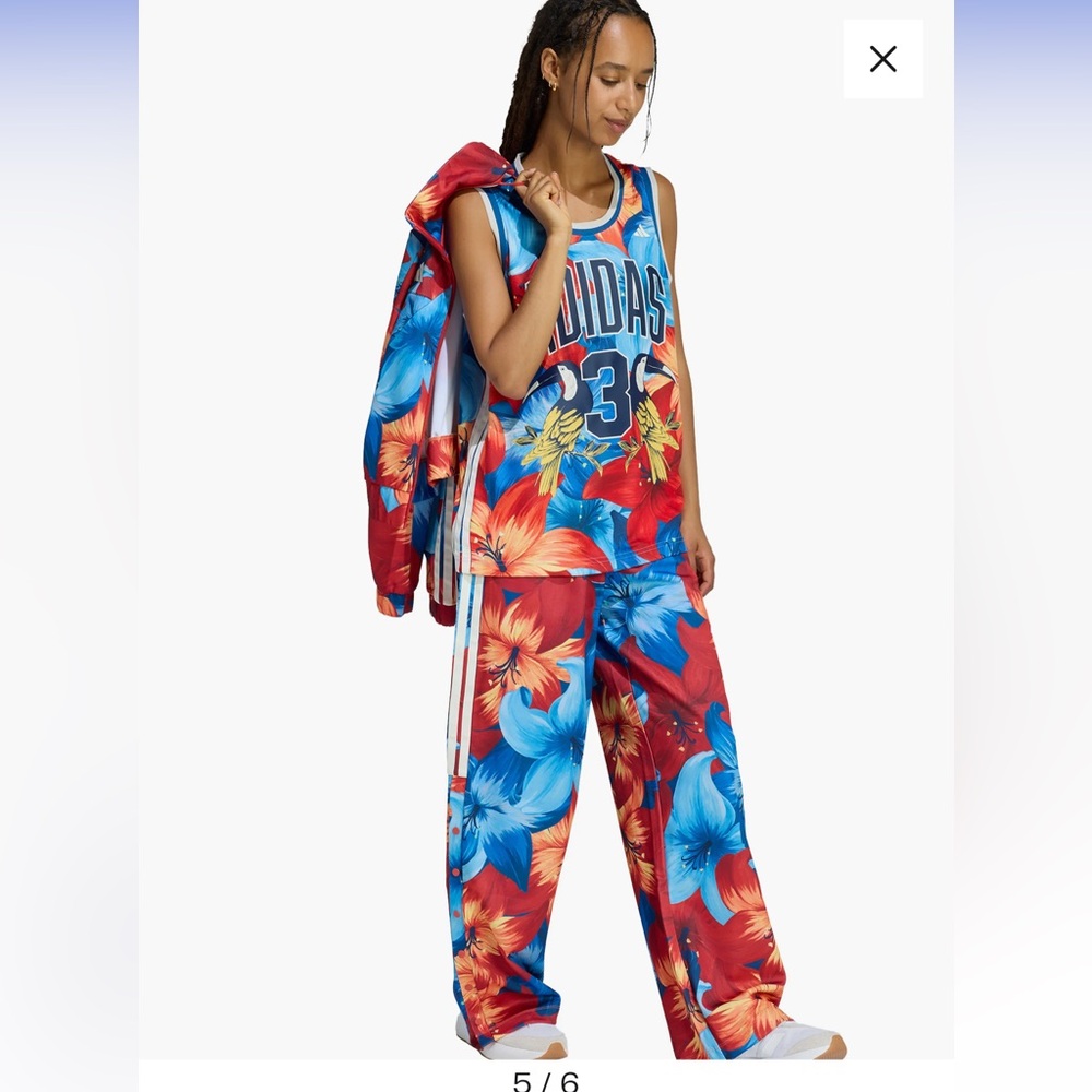 New Farm Rio adidas Tropical Floral Jersey  Tank - Picture 3 of 16